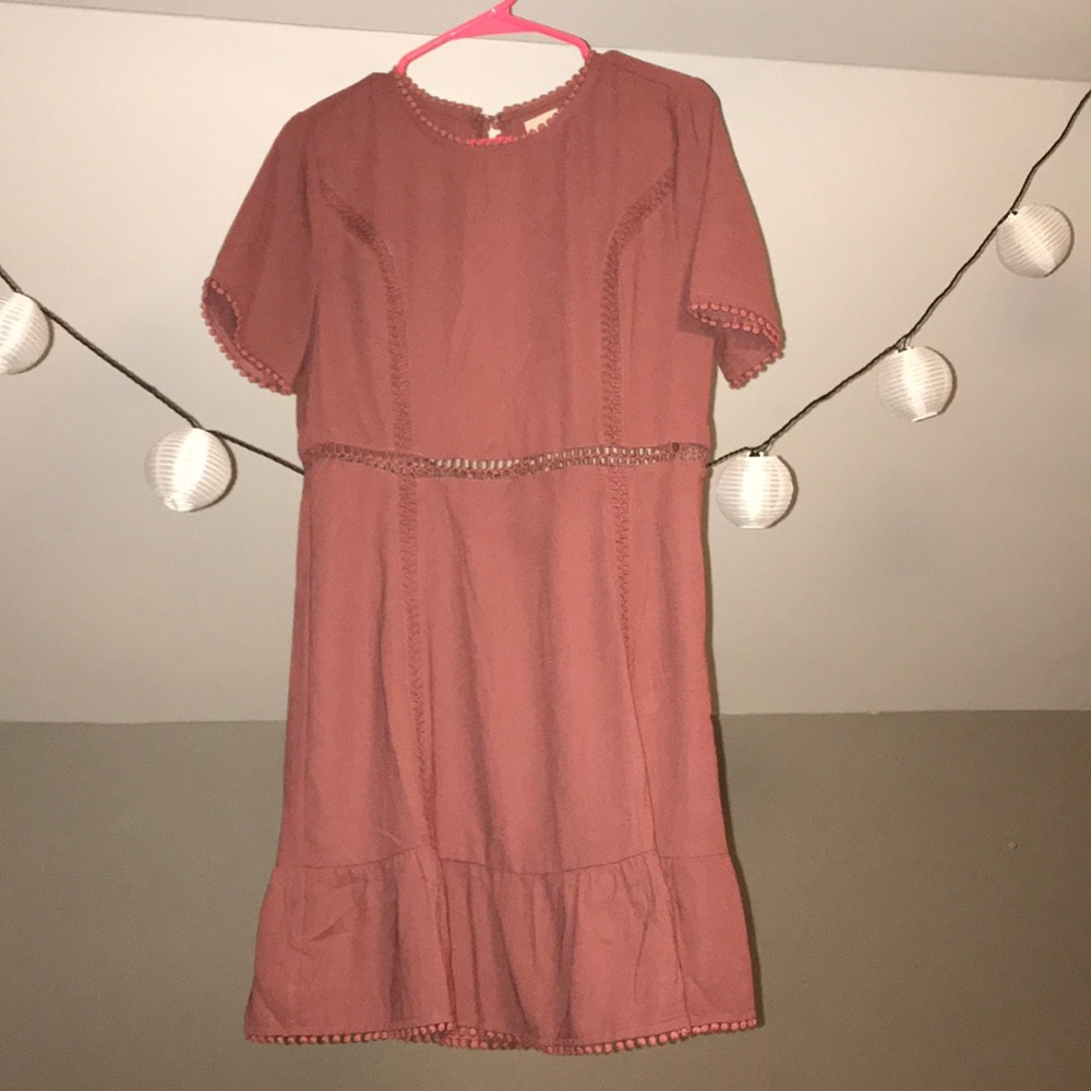 Moon River “Dusty Rose” Colored Dress